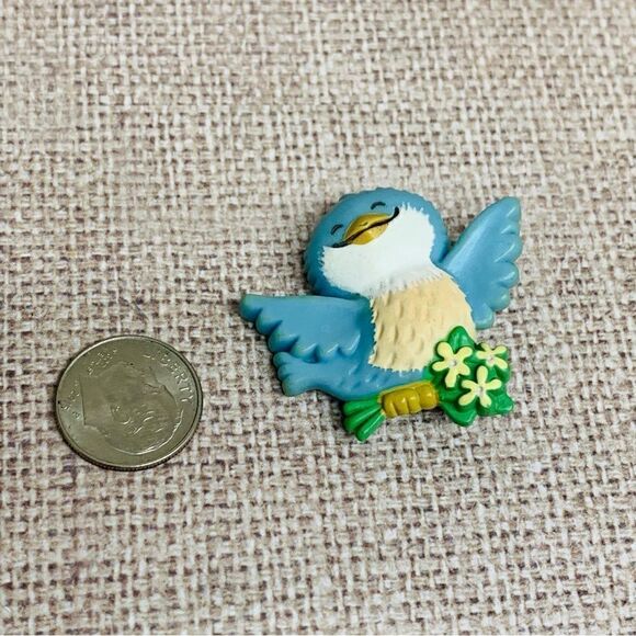 Hallmark Vintage Blue Bird Pin - Picture 1 of 2
